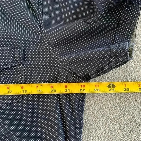 Native Code 100% Cotton Men’s L Button Down Short Sleeve Shirt Impeccable Fit - Picture 8 of 13